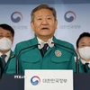 Cựu Bộ trưởng Nội vụ Hàn Quốc Lee Sang-min phát biểu tại cuộc họp báo ở Seoul, ngày 28/11/2022. (Ảnh: Yonhap/TTXVN)