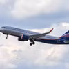 Máy bay của hãng hàng không Aeroflot cất cánh tại sân bay Sheremetyevo, ngoại ô Moskva, Nga. (Ảnh: AFP/TTXVN)