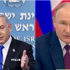 Thủ tướng Israel Benjamin Netanyahu (trái) và Tổng thống Nga Vladimir Putin. (Ảnh: AFP/TTXVN)