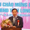 Chủ tịch UBND tỉnh Long An Nguyễn Văn Út phát biểu tại “Chương trình xúc tiến đầu tư - thương mại Long An - Nhật Bản năm 2025”. (Ảnh: Nguyễn Tuyến/TTXVN)