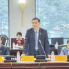 Chủ nhiệm Ủy ban Văn hóa và Xã hội Nguyễn Đắc Vinh phát biểu định hướng hội nghị. (Ảnh: Hải Ngọc/TTXVN)