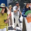 Người dân di chuyển dưới thời tiết nắng nóng ở Madrid, Tây Ban Nha ngày 24/5/2026. (Ảnh: THX/TTXVN)