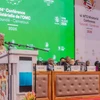 Tổng Giám đốc Tổ chức Thương mại Thế giới (WTO) Ngozi Okonjo-Iweala phát biểu trong lễ khai mạc cuộc họp cấp bộ trưởng lần thứ 14 của WTO tại Yaounde, Cameroon, ngày 26/3. (Nguồn: Reuters)