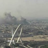 Khói bốc lên sau các vụ nổ ở Doha, Qatar ngày 9/9/2025. (Ảnh: IRNA/TTXVN)