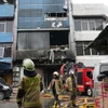 Hiện trường vụ hỏa hoạn tại Jakarta, Indonesia ngày 9/12. (Ảnh: AP)