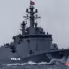 Tàu khu trục Kang Kon thuộc lớp Choe Hyon của Triều Tiên. (Ảnh: KCNA/TTXVN)