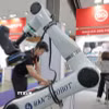 Cobot (robot hợp tác) đo 3D tự động ứng dụng công nghệ laser của Công ty V-Proud Việt Nam được trưng bày tại chuỗi triển lãm quốc tế về Công nghiệp chế tạo, Công nghiệp hỗ trợ (VietNam manufacturing Expo 2025) và Triển lãm Công nghiệp hỗ trợ Việt Nam - Nhật Bản (VietNam - Japan Supporting Industries Exhibition 2025), tháng 8/2025. (Ảnh: Trần Việt/TTXVN)