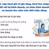 Hộ kinh doanh có doanh thu trên 500 triệu đồng mỗi năm phải kê khai, nộp thuế