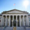 Tòa nhà Bộ Tài chính Mỹ ở Washington, DC. (Ảnh: AFP/TTXVN)