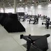 Ảnh chụp màn hình về nhà máy sản xuất máy bay UAV mà Moskva nói lớn nhất thế giới. (Nguồn: AFP)