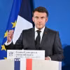 Tổng thống Pháp Emmanuel Macron phát biểu tại Hội nghị thượng đỉnh EU về quốc phòng và Ukraine, tại Brussels, Bỉ ngày 6/3/2025. (Ảnh: Anadolu Agency/TTXVN)