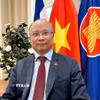 Đại sứ Đinh Toàn Thắng, Đại diện thường trực của Chủ tịch nước bên cạnh Hội đồng thường trực Pháp ngữ (CPF) và Tổ chức Quốc tế Pháp ngữ (OIF). (Ảnh: Thu Hà/TTXVN)