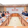 Toàn cảnh buổi làm việc. (Nguồn: Bộ Tài Chính)