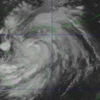 Hình ảnh cơn bão số 10 chụp qua vệ tinh hồi 20h ngày 28/9. (Nguồn: nchmf)