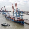 Cụm cảng Nam Đình Vũ (Hải Phòng) hướng đến trở thành cảng sông lớn nhất miền Bắc. (Ảnh: Hoàng Hiếu/TTXVN)