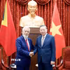 Tổng Bí thư, Chủ tịch nước Tô Lâm tiếp Thủ tướng Timor-Leste Kay Rala Xanana Gusmão. (Ảnh: Thống Nhất/TTXVN)