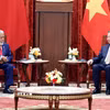 Tổng Bí thư, Chủ tịch nước Tô Lâm tiếp Thủ tướng Timor-Leste Kay Rala Xanana Gusmão. (Ảnh: Thống Nhất/TTXVN)