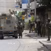Các lực lượng Israel được triển khai tại thành phố Nablus, Bờ Tây. (Ảnh: THX/TTXVN)