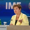 Tổng Giám đốc IMF Kristalina Georgieva phát biểu tại cuộc họp báo ở Washington, D.C. (Ảnh: THX/TTXVN)