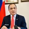 Đại sứ Philippines tại Việt Nam Francisco Noel R. Fernandez III trả lời phỏng vấn của phóng viên TTXVN. (Ảnh: Việt Đức/TTXVN)