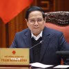 Thủ tướng Phạm Minh Chính chủ trì Phiên họp thứ 11 Ban Chỉ đạo tinh gọn bộ máy của Chính phủ. (Ảnh: Dương Giang/TTXVN)