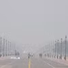 Tình trạng ô nhiễm không khí tại New Delhi, Ấn Độ. (Ảnh: ANI/TTXVN)