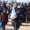 Người tị nạn Palestine trở về nhà tại Dải Gaza ngày 27/1/2025. (Ảnh: THX/TTXVN)