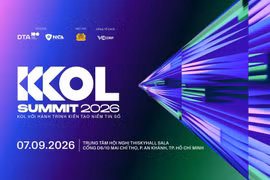 Hội nghị KOL toàn quốc lần thứ II (KOL Summit 2026) với chủ đề “KOL với hành trình kiến tạo niềm tin số” sẽ diễn ra ngày 7/9 tại Thành phố Hồ Chí Minh. (Ảnh: A05)