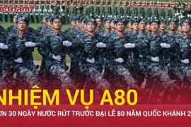 Nhiệm vụ A80: Hơn 30 ngày nước rút trước đại lễ 80 năm Quốc khánh 2/9