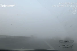 Sương mù dày, tạm cấm lưu thông một số đoạn cao tốc Cao Bồ – Mai Sơn – Quốc lộ 45 – Nghi Sơn