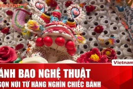 Bánh bao hấp trở thành tâm điểm tại triển lãm Tết Nguyên đán ở Bắc Kinh