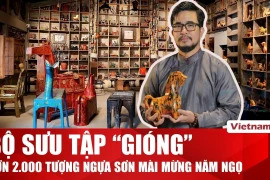 Nghệ sỹ Việt ra mắt bộ sưu tập tượng ngựa ấn tượng mừng năm mới 