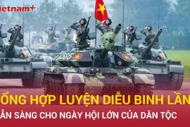 Tổng hợp luyện lần ba diễu binh, diễu hành: Lan tỏa mạnh mẽ niềm tự hào dân tộc