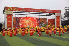 Chương trình cầu truyền hình đặc biệt “Tết Nhà”, kết nối 4 điểm cầu là 4 cơ sở cai nghiện ma túy công lập trên địa bàn thành phố. (Ảnh: PV/Vietnam+)