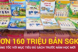 Sẵn sàng cung ứng đủ sách giáo khoa cho năm học mới 