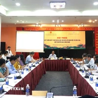 Quang cảnh hội thảo. (Ảnh: Thu Hoài/TTXVN)