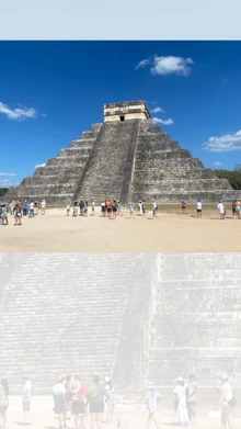 Ngôi đền chính của khu di tích là kim tự tháp Kukulcán (El Castillo) nằm ở trung tâm địa điểm, đã được công nhận là một trong 7 Kỳ quan Thế giới mới. 
