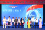 Lễ trao Giải Báo chí Thông tấn xã Việt Nam năm 2025. (Ảnh: Minh Sơn/Vietnam+)