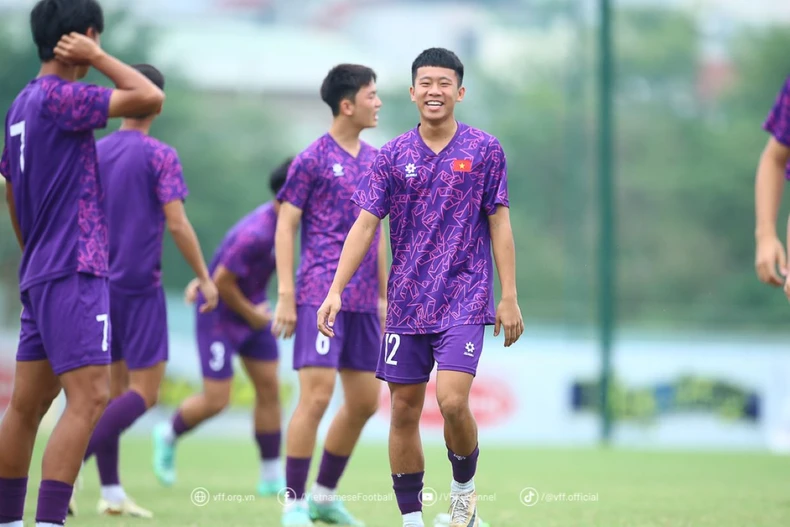 U20 Việt Nam sẵn sàng cho trận ra quân gặp U20 Bhutan. (Nguồn: VFF)