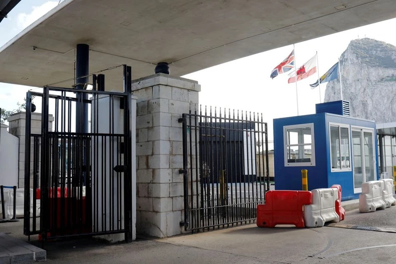 La Verja - nơi đánh dấu biên giới giữa Tây Ban Nha và Gibraltar. (Nguồn: Reuters)