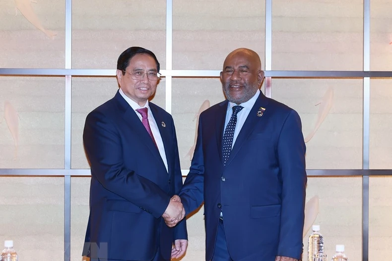 Thủ tướng Phạm Minh Chính hội kiến Tổng thống Liên bang Comoros