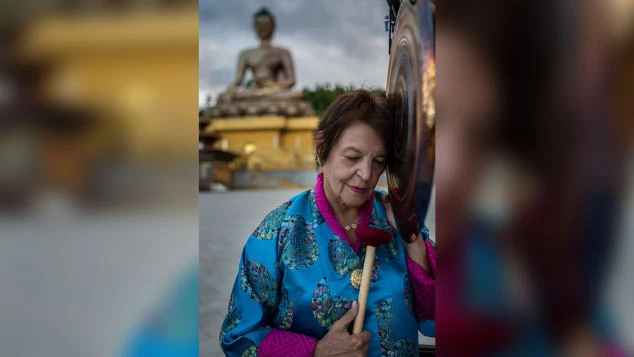 Bà Fran Bak, người Mỹ là du khách duy nhất được đến Bhutan sau dịch. (Nguồn: CNN)