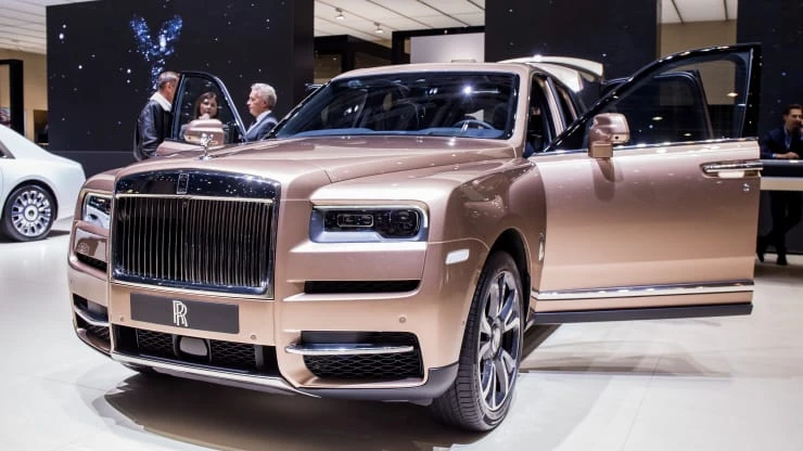 Mẫu xe Rolls-Royce Cullinan tại Triển lãm ôtô quốc tế Geneva 2019. (Nguồn: Getty)