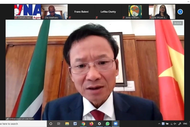 Đại sứ Hoàng Văn Lợi tại Nam Phi. (Ảnh: Đình Lượng/TTXVN)