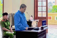 Bị cáo Nguyễn Văn Đắng tại phiên tòa sơ thẩm.( Ảnh: TTXVN phát)