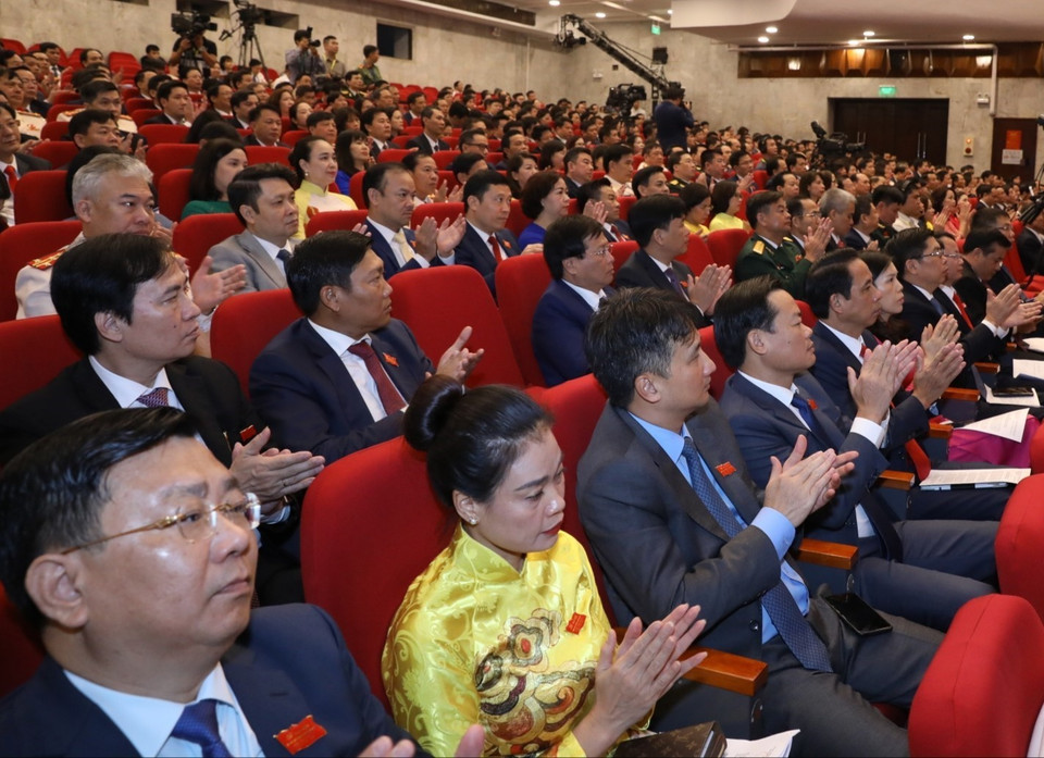 Các đại biểu dự Đại hội. (Ảnh: Văn Điệp/TTXVN)