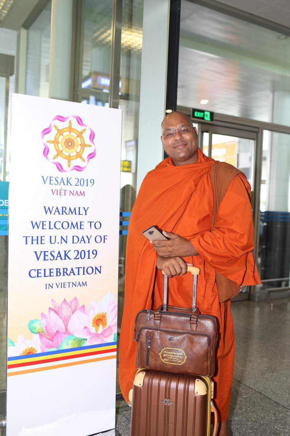 Tham dự Đại lễ Vesak 2019 có hơn 1.650 vị đại biểu đại diện cho 112 quốc gia. (Ảnh: PV/Vietnam+)