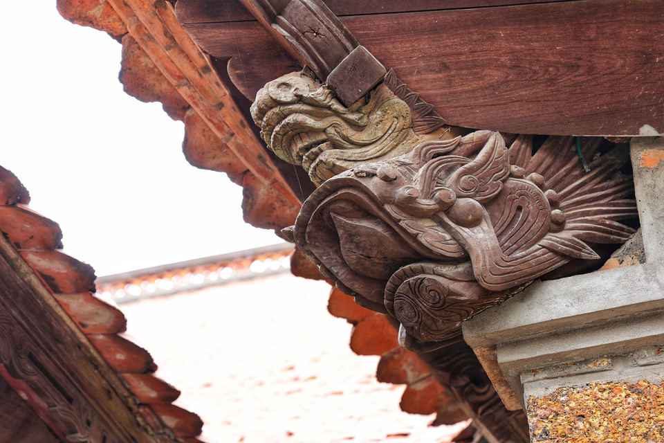 Đình Mông Phụ đã được xếp hạng là di tích lịch sử - văn hóa cấp quốc gia từ năm 1984. (Ảnh: Xuân Mai/Vietnam+)