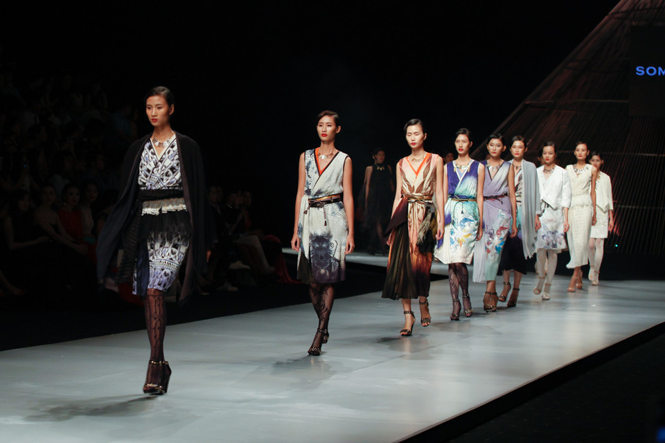 Toàn cảnh bộ sưu tập của nhà thiết kế Nhật Bản. (Ảnh: BTC)