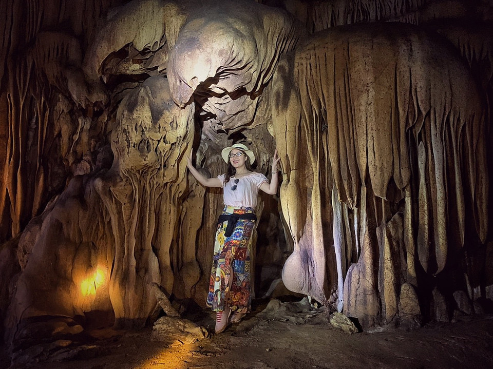 Hang Khuổi Pín là một hang động tuyệt đẹp trên núi Khuôn Hà, Lâm Bình. (Ảnh: Mai Mai/Vietnam+)